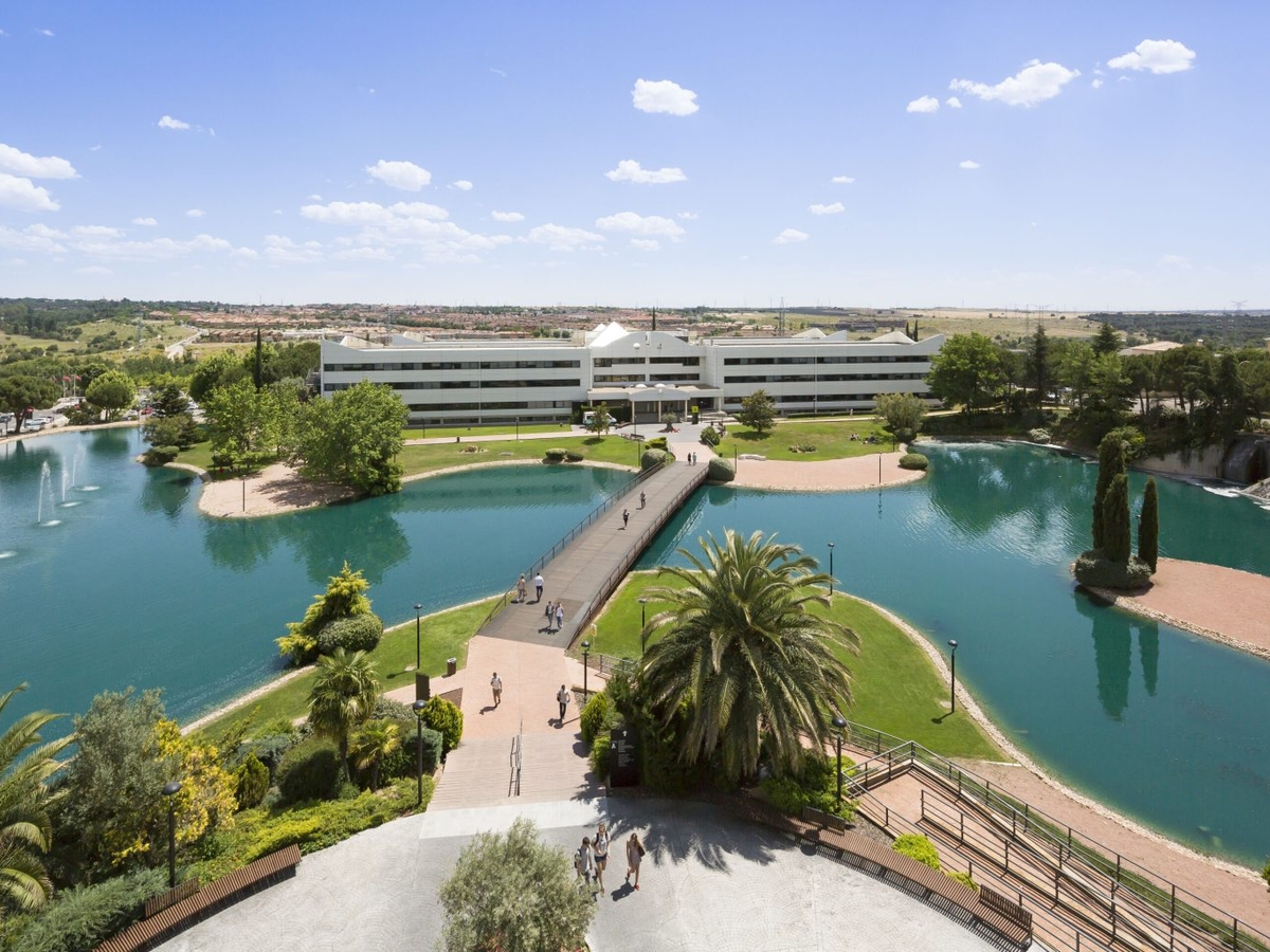 Vista del campus de la UE desde arriba