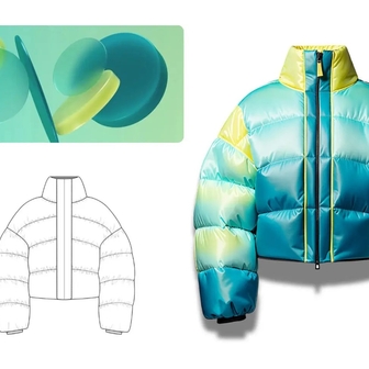 chaqueta verde