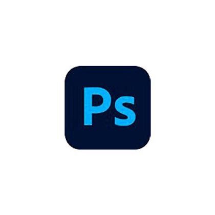 Logo de Adobe Photoshop en fondo blanco