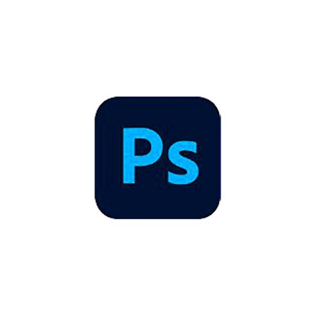Logo de Adobe Photoshop en fondo blanco