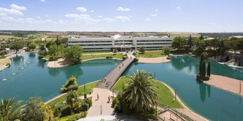 Vista del campus de la UE desde arriba