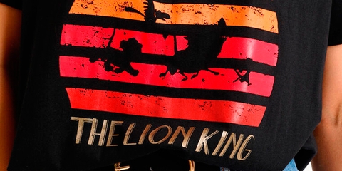 Camiseta negra The Lion King