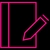 Icono libreta color rosa