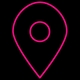 Icono ubicación de color rosa