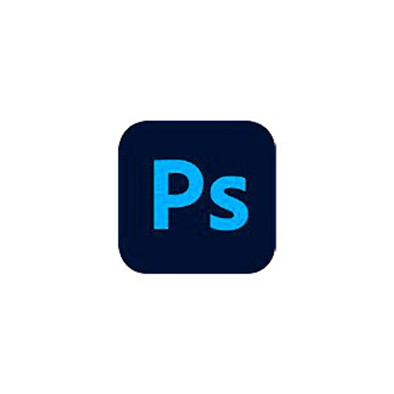 Logo de Adobe Photoshop en fondo blanco